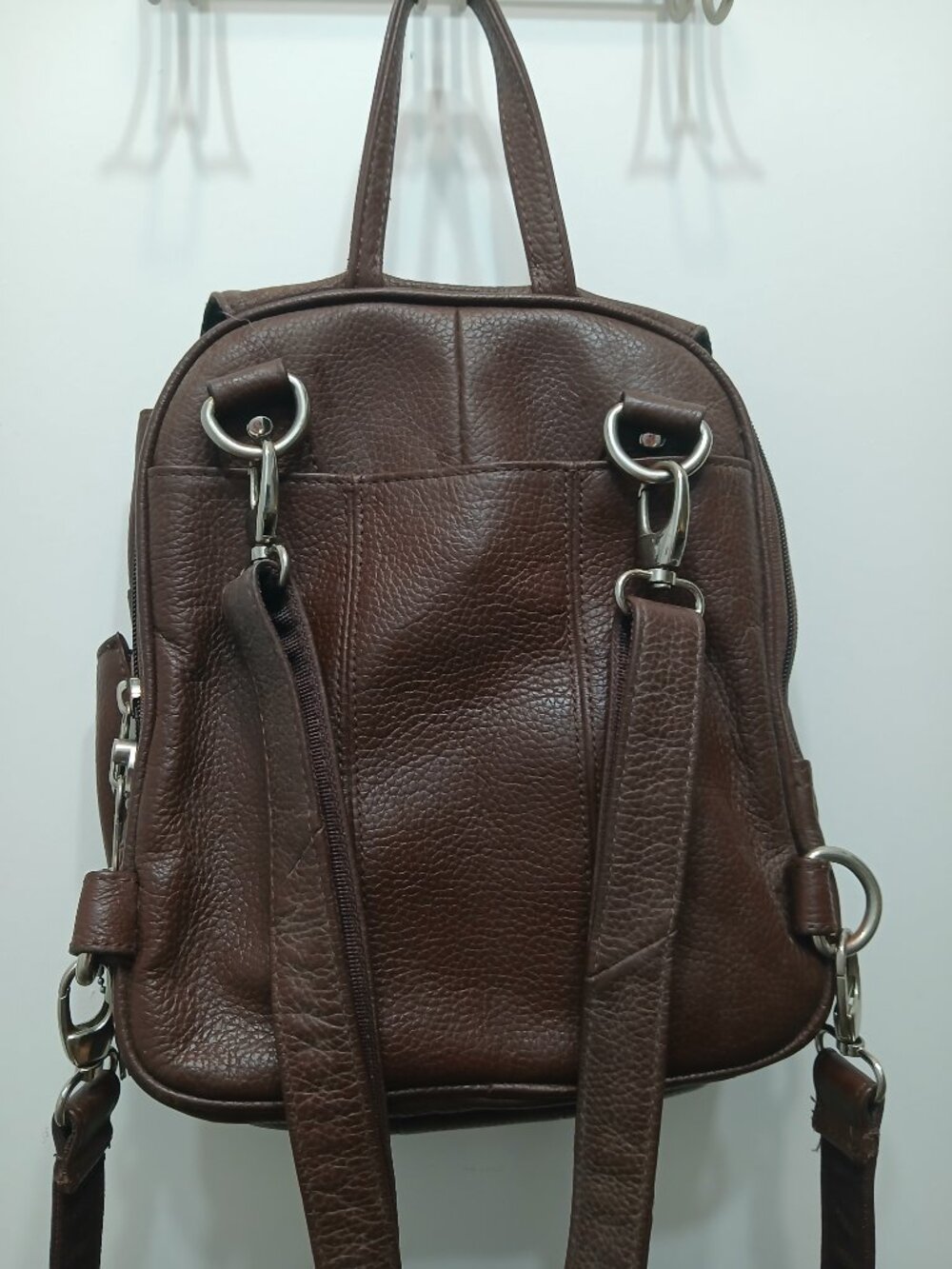 Roma Leather Backpack🤎 - Picture 7 of 10